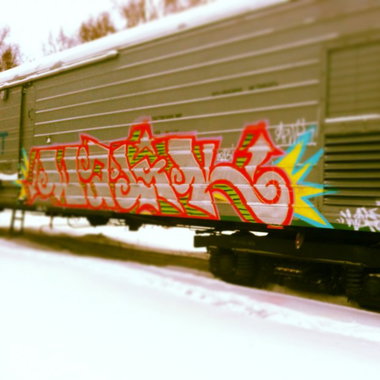 Graffiti Train - Photo by walik1 - walik1 (2013)