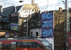 Graffiti Wall in Köln - Photo by wallsdontlie - sfk, pokal, geier