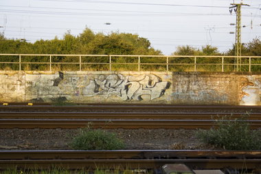 Graffiti Bombing in Köln - Photo by wallsdontlie - jeks, train, line