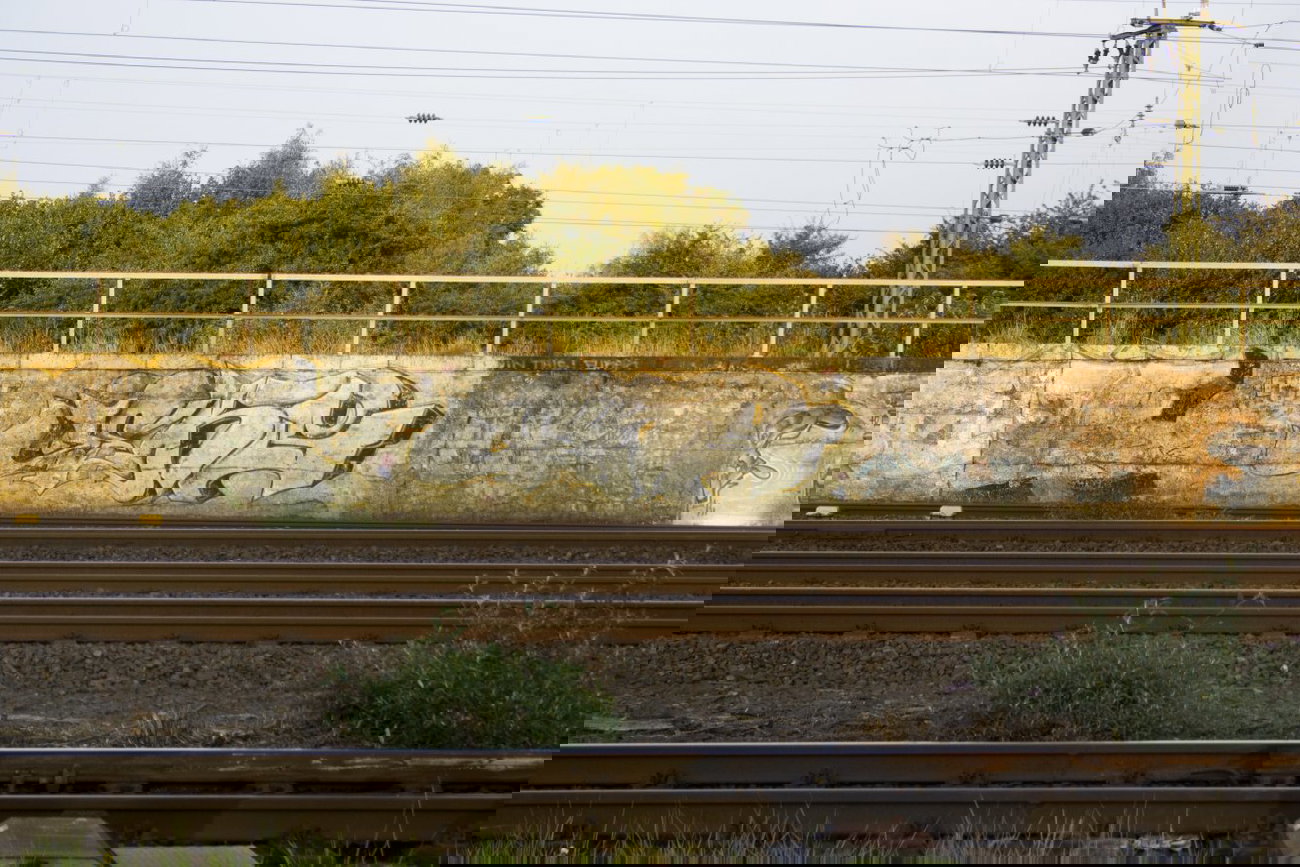 Graffiti Bombing in Köln - Photo by wallsdontlie - jeks, train, line