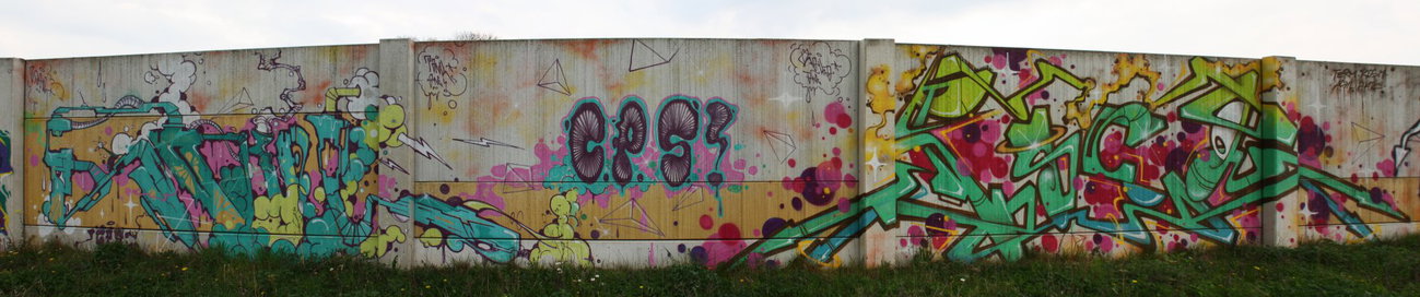 Graffiti Wall in Köln - Photo by wallsdontlie - soul, roco, cps