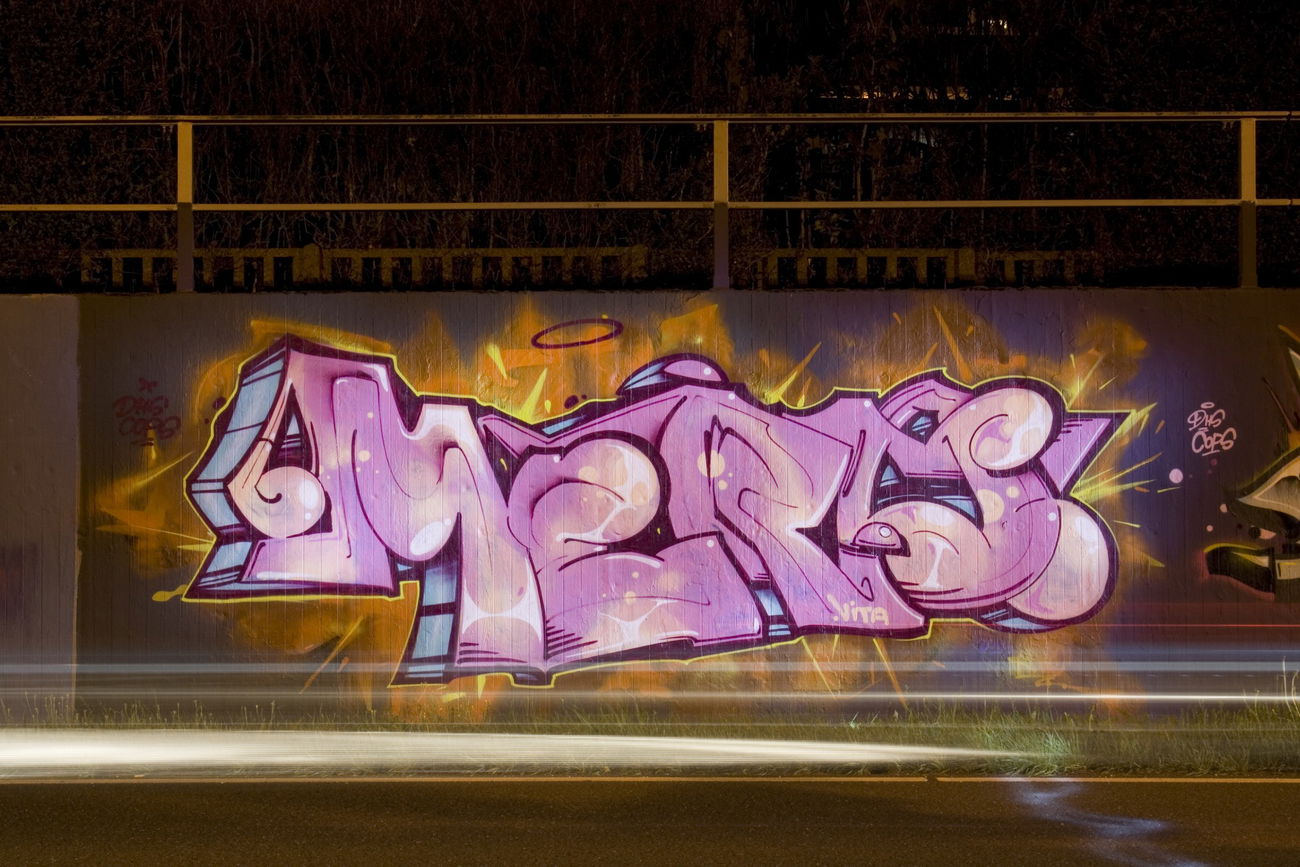 Graffiti Wall in Monheim - Photo by wallsdontlie - mero, jupiter