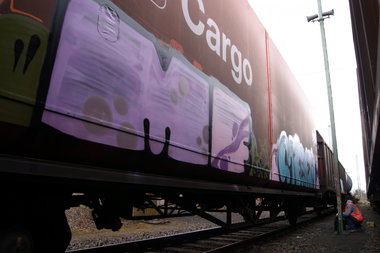 Graffiti Train - Photo by walter_white - mf, mfcrew, atmosphere