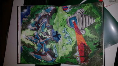 Graffiti Sketch - Photo by was - graffiti, blackbook, was
