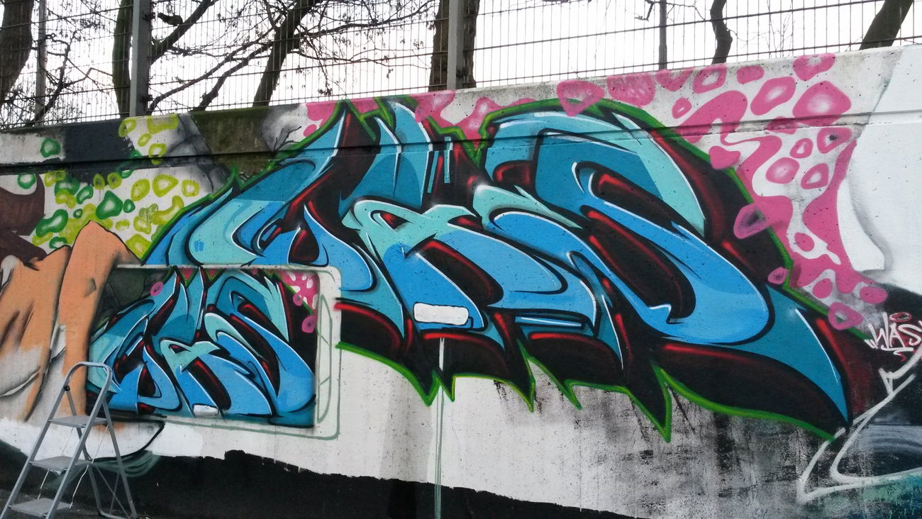Graffiti Wall - Photo by was - was, wall, gelsenkirchen
