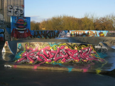 Graffiti Wall - Photo by wastedlife