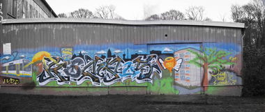 Graffiti Wall - Photo by wastedlife