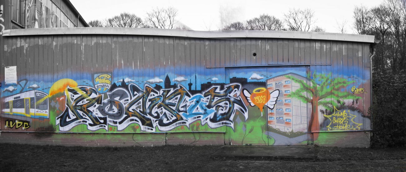 Graffiti Wall - Photo by wastedlife