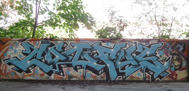 Graffiti Wall - Photo by wastedlife