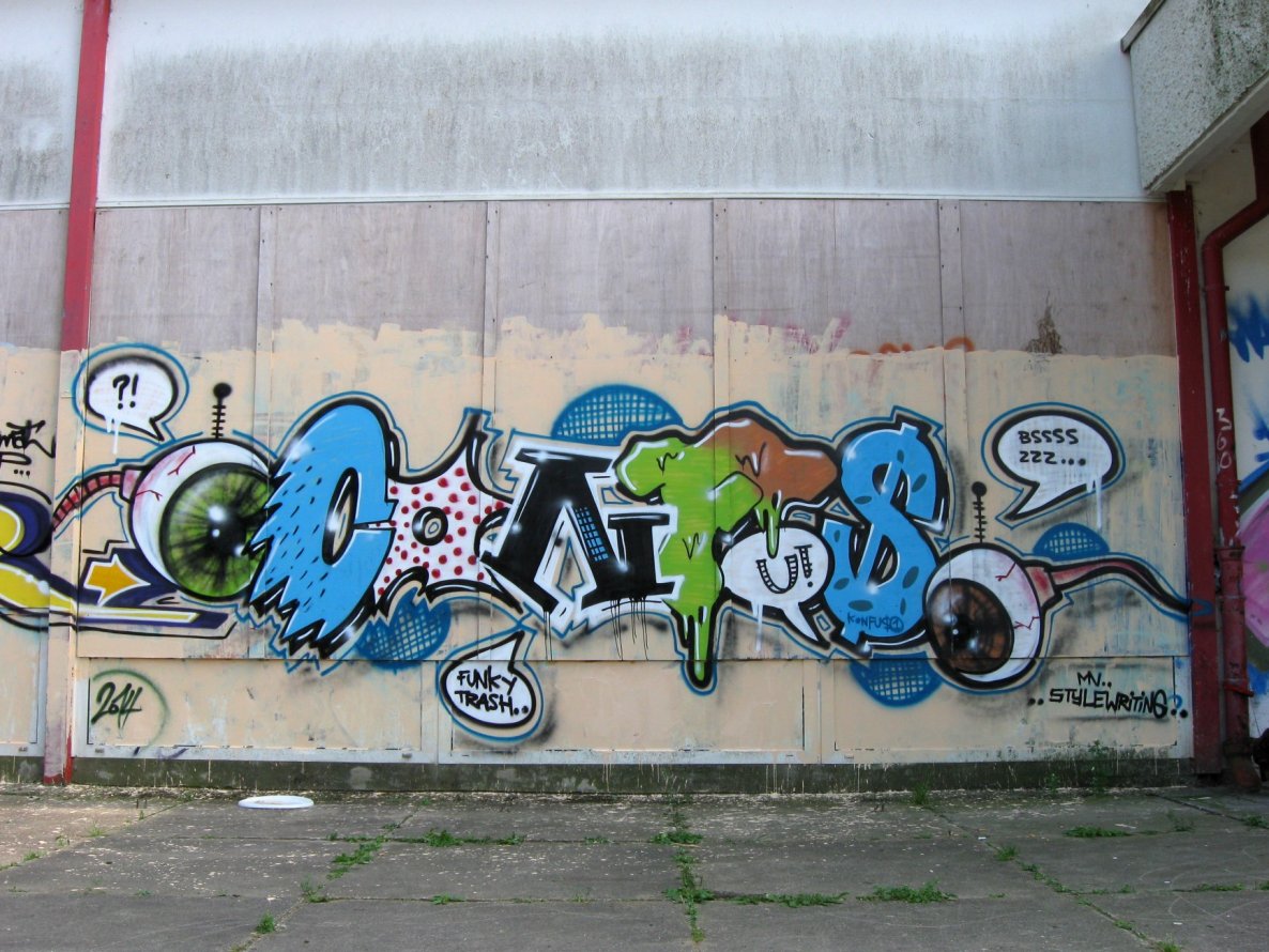 Graffiti Wall - Photo by wastedlife