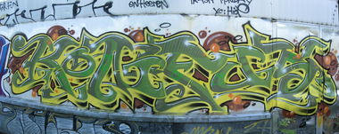 Graffiti Wall - Photo by wastedlife