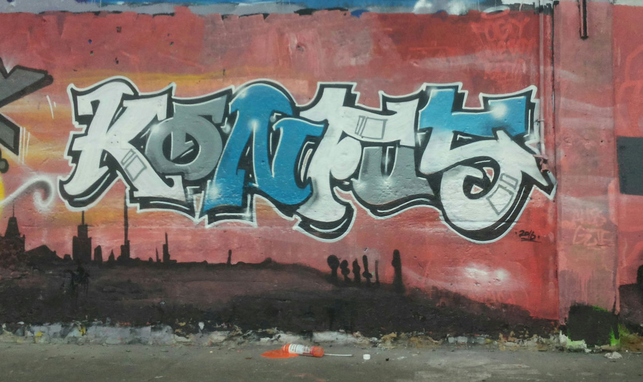 Graffiti Wall - Photo by wastedlife