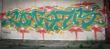 Graffiti Wall - Photo by wastedlife