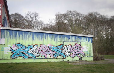 Graffiti Wall - Photo by wastedlife