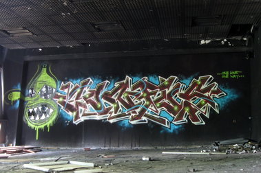 Graffiti Wall - Photo by wastedlife