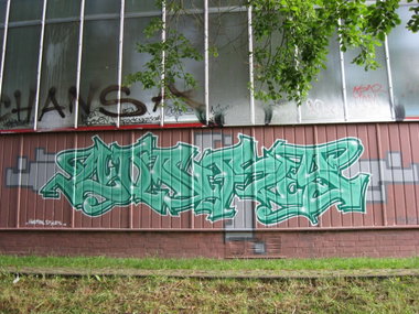 Graffiti Wall - Photo by wastedlife