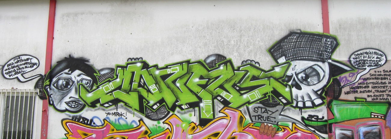 Graffiti Wall - Photo by wastedlife