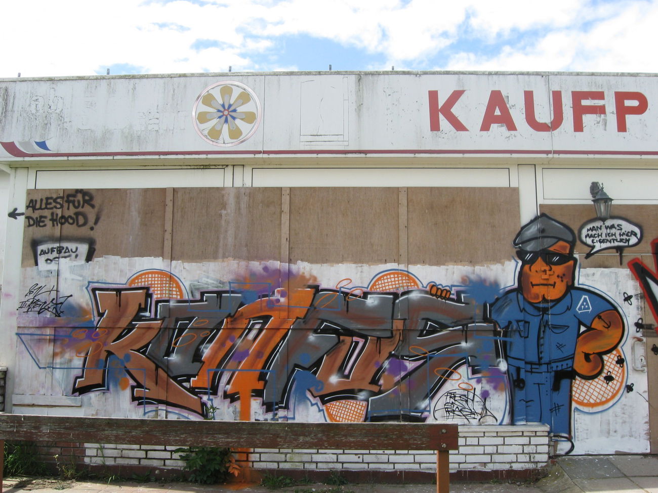 Graffiti Wall - Photo by wastedlife