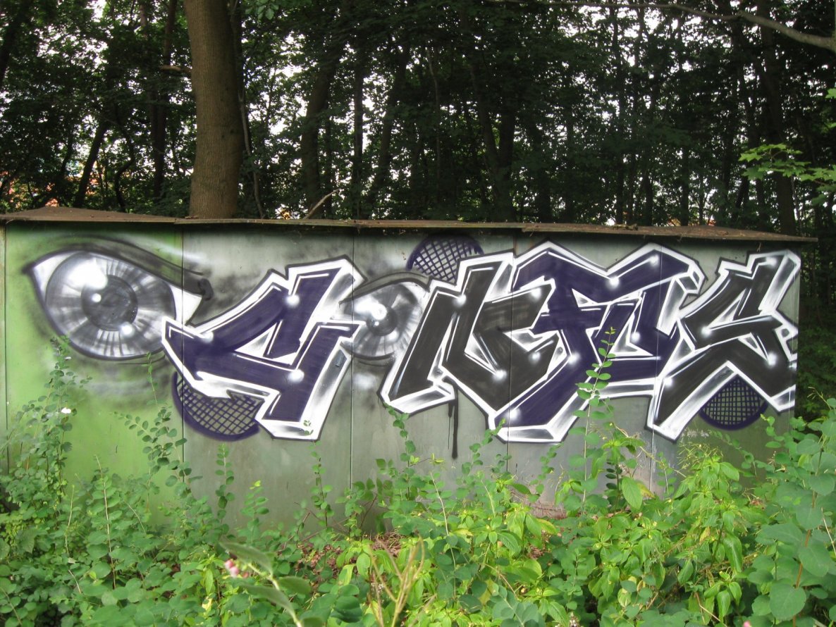 Graffiti Wall - Photo by wastedlife