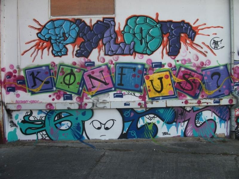 Graffiti Wall - Photo by wastedlife