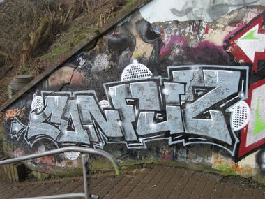 Graffiti Bombing - Photo by wastedlife