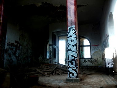 Graffiti Wall - Photo by wastedlife