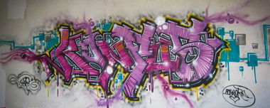 Graffiti Wall - Photo by wastedlife