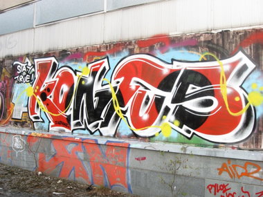 Graffiti Wall - Photo by wastedlife