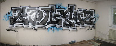 Graffiti Wall - Photo by wastedlife