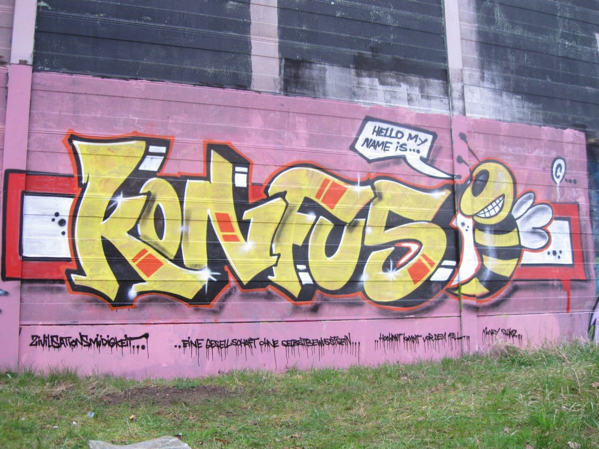 Graffiti Wall - Photo by wastedlife