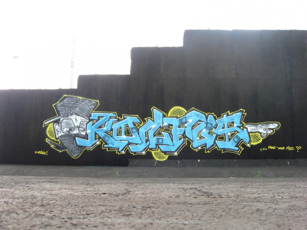 Graffiti Wall - Photo by wastedlife