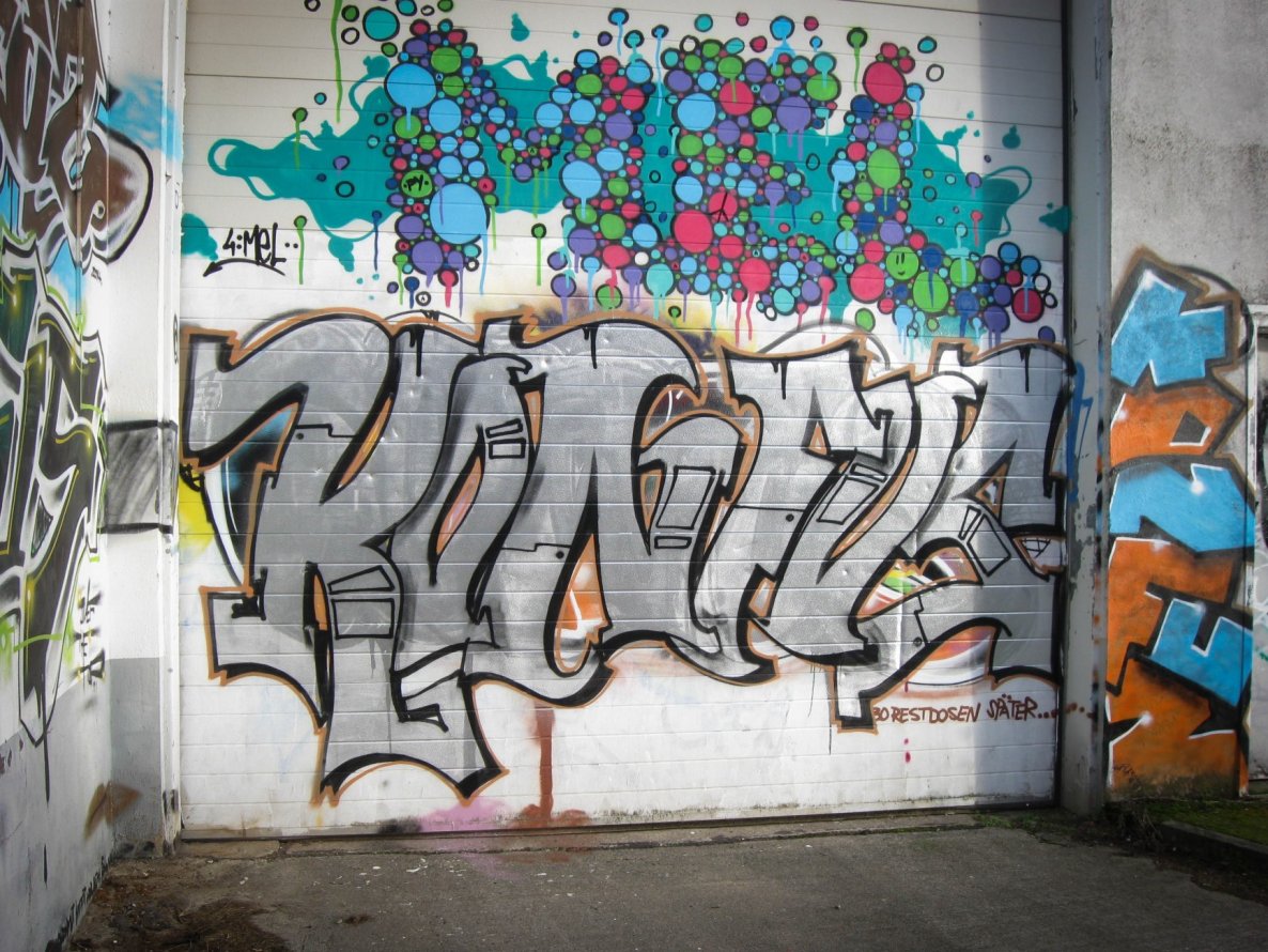 Graffiti Wall - Photo by wastedlife