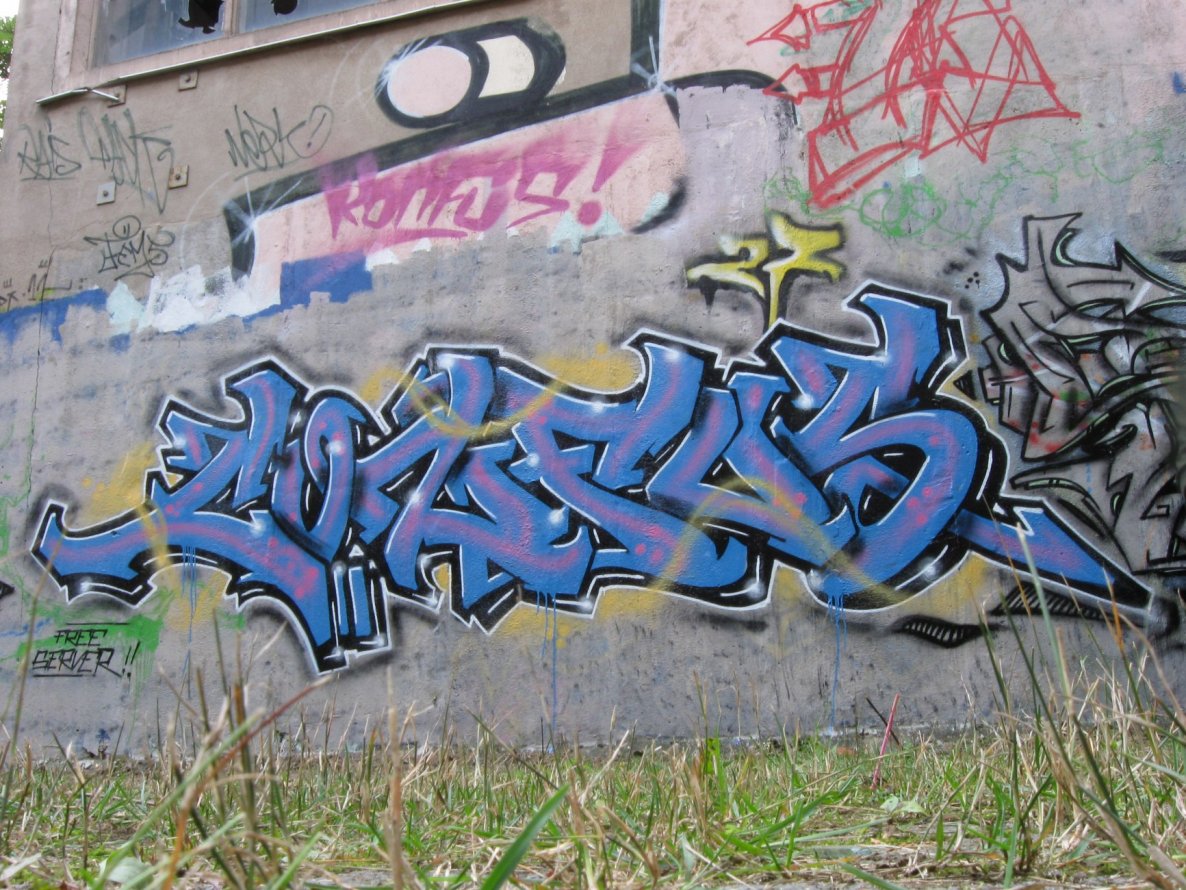 Graffiti Wall - Photo by wastedlife