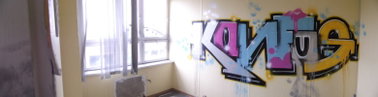 Graffiti Wall - Photo by wastedlife