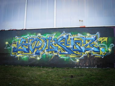 Graffiti Wall - Photo by wastedlife