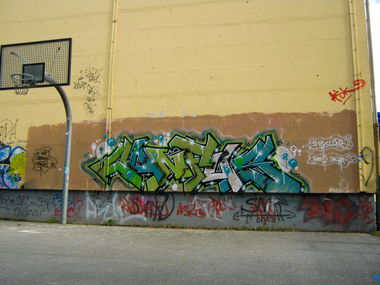 Graffiti Wall - Photo by wastedlife