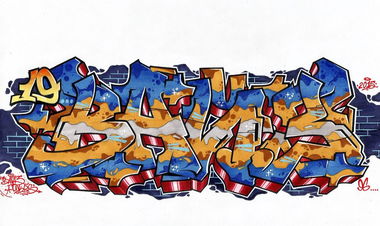 Graffiti Sketch - Photo by wayzoner (2015)