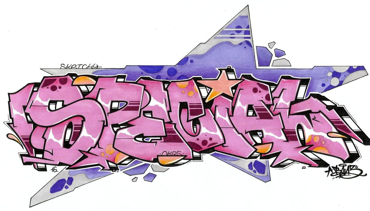 Graffiti Sketch - Photo by wayzoner (2016)