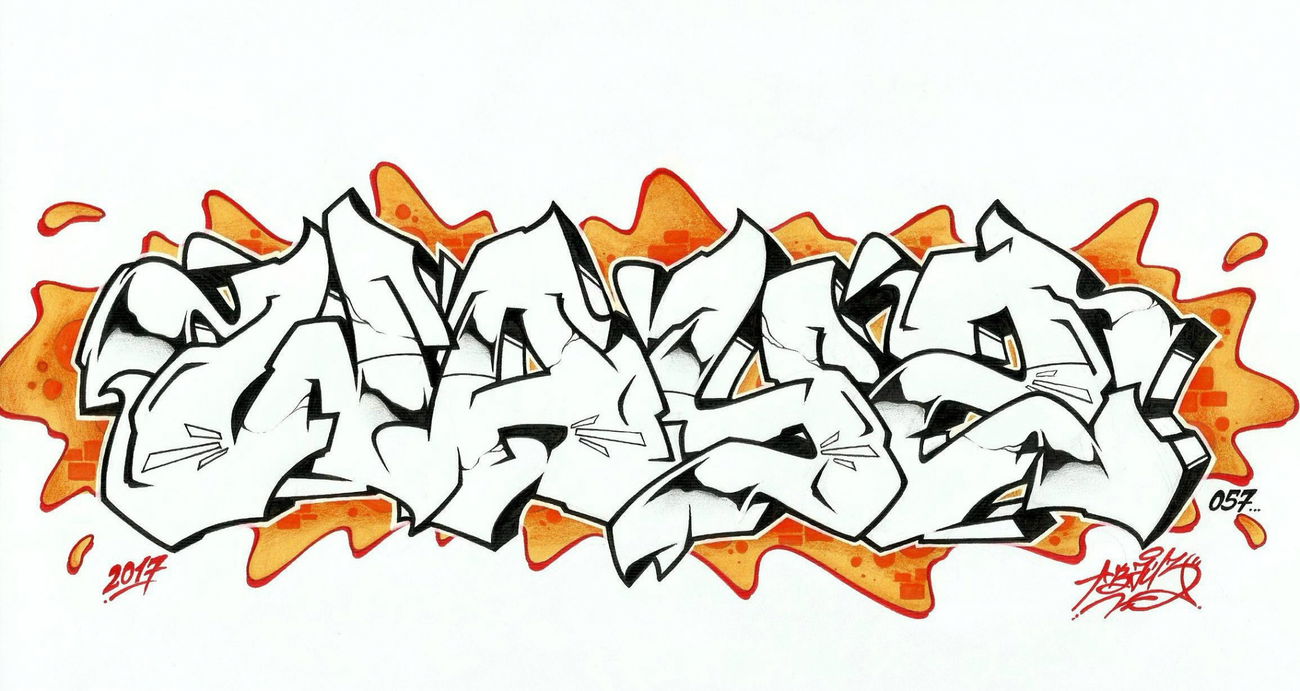 Graffiti Wall - Photo by wayzoner (2017)