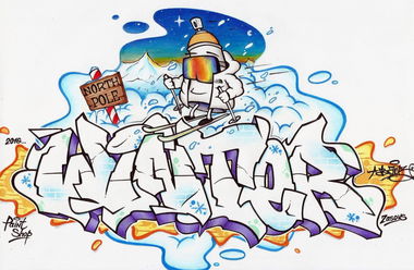 Graffiti Photo by wayzoner (2016)