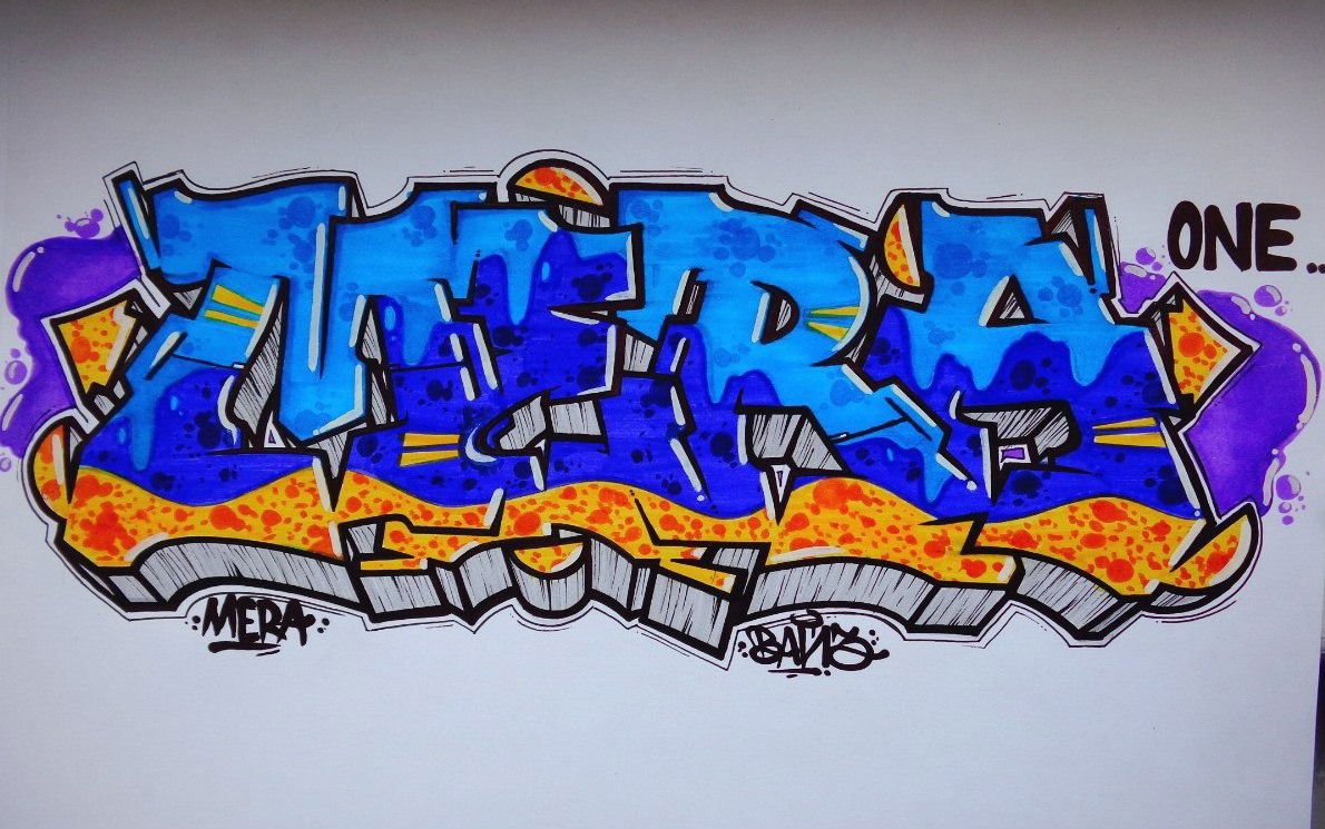 Graffiti Sketch - Photo by wayzoner (2014)
