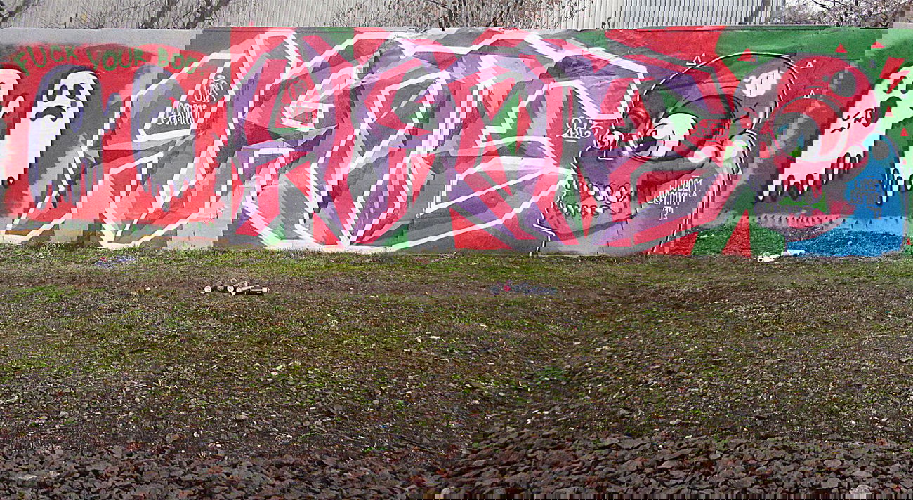 Graffiti Wall - Photo by wcsm - hate, wcsm, gmn (2013)