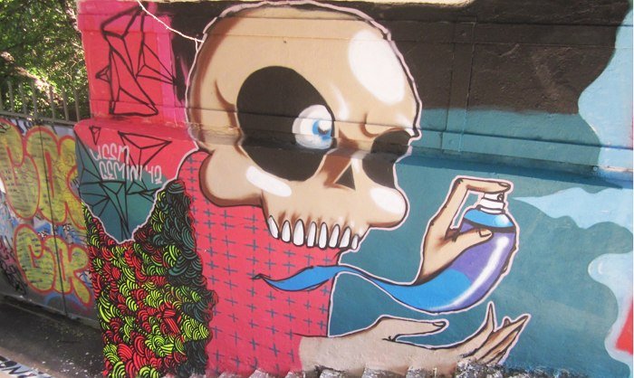 Graffiti Wall - Photo by wcsm (2013)