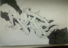 Graffiti Sketch in Toulouse - Photo by weaponZERO - ROUTE (2015)