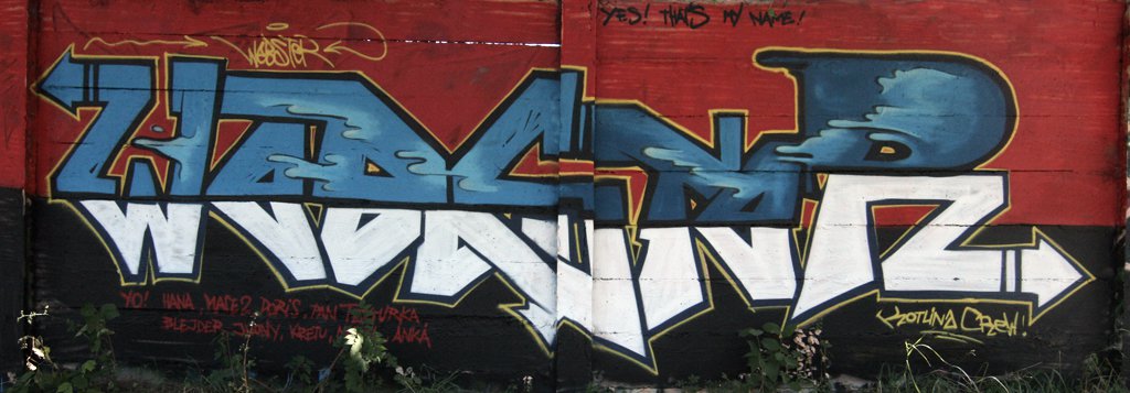 Graffiti Wall in Hradec Kralove - Photo by webster - webster, kotlina, crew (2011)