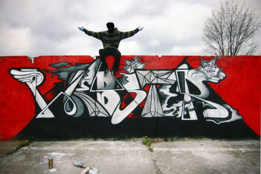 Graffiti Wall - Photo by webster - webster, kotlina, crew (2012)
