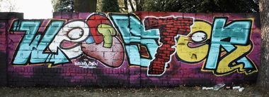 Graffiti Wall - Photo by webster