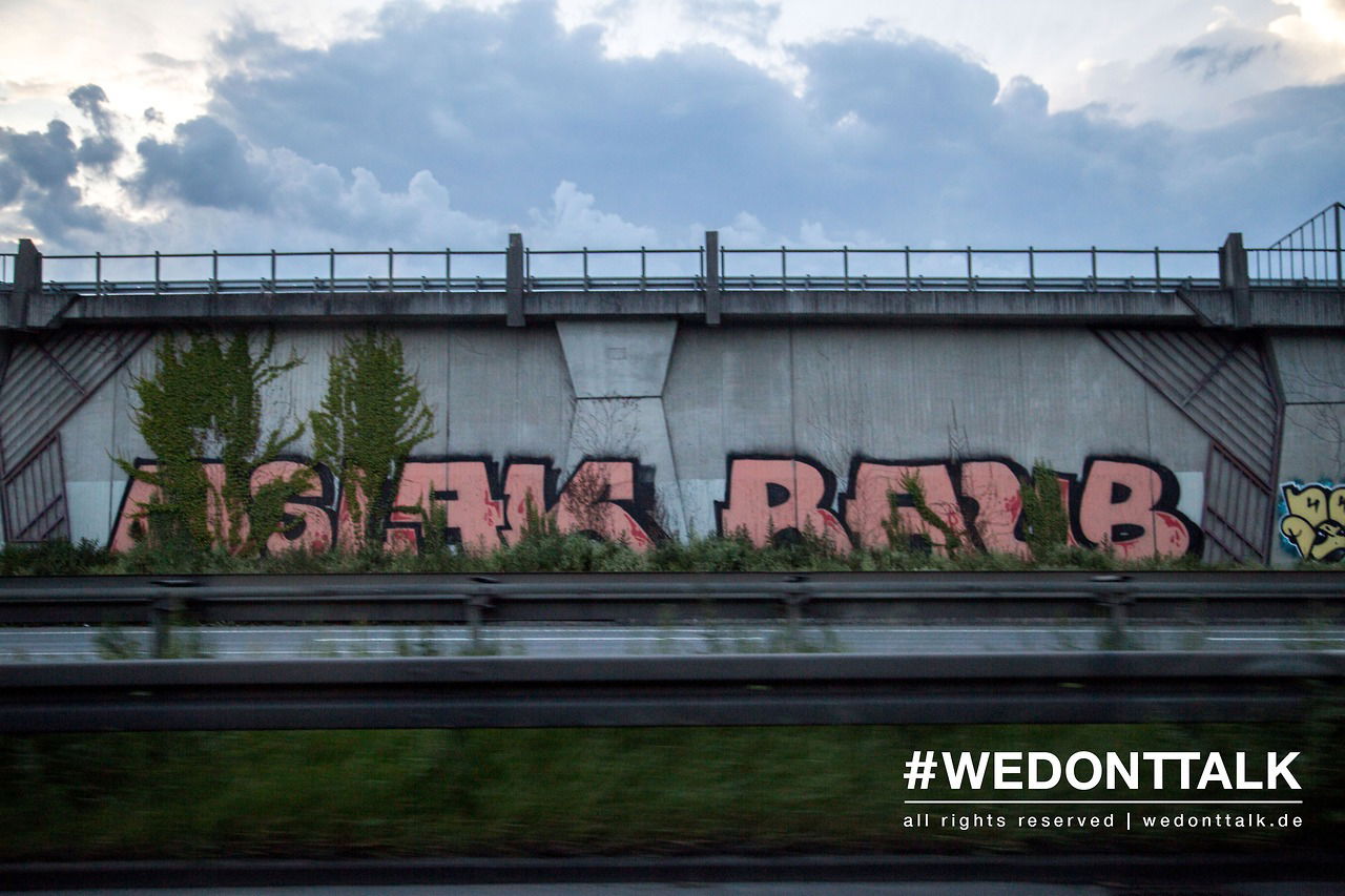 Graffiti Bombing in Frankfurt - Photo by wedonttalk - frankfurt, rollup, raub