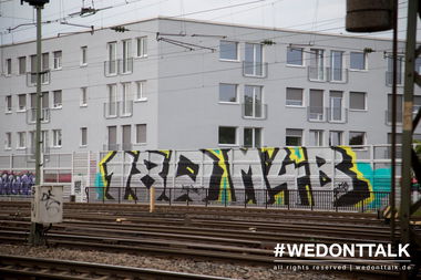 Graffiti Wall in Karlsruhe - Photo by wedonttalk - karlsruhe, 180, m4b (2017)