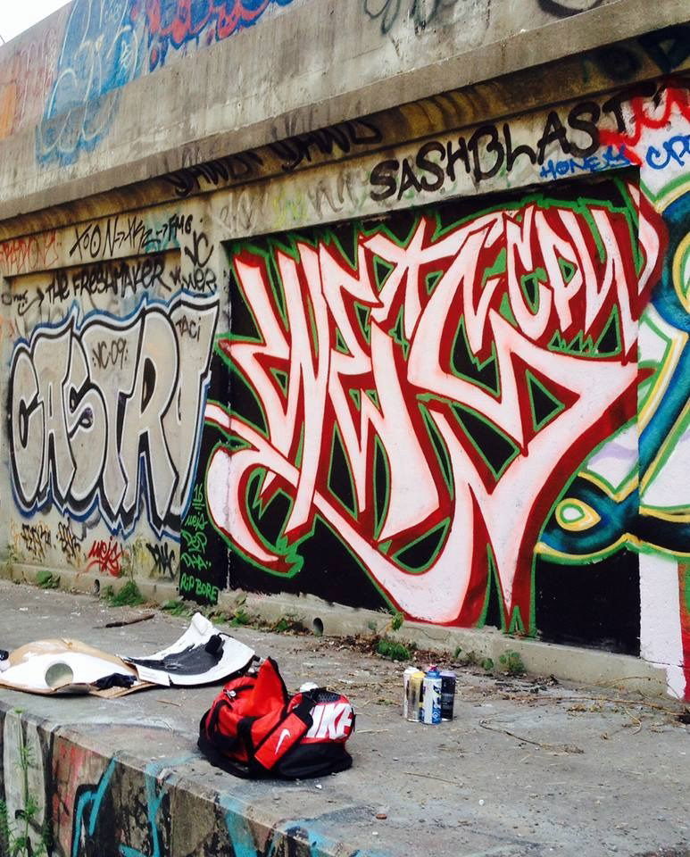 Graffiti Wall - Photo by weis - castro, weis, vctunne; (2016)